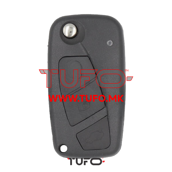 Fiat Panda Flip Remote Key Fob 3 Buttons 433MHz PCF7941A Transponder – Tufo