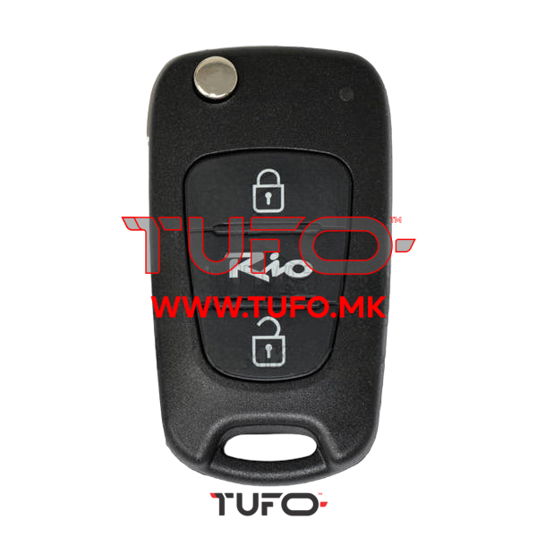 16 Kia Rio Key Kia Rio Flip Remote Key Shell 2 Button Laser Blade – Tufo