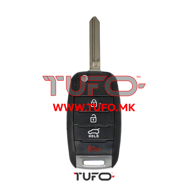 Kia Flip Remote Key Shell 3+1 Button With Panic – Tufo