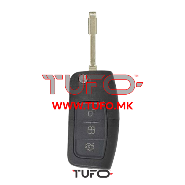 Ford Focus Flip Remote 3 Button 433MHz – Tufo